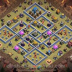 Base plan (layout), Town Hall Level 12 for clan wars (#2122)