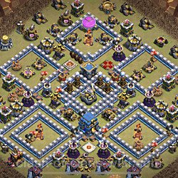 Base plan (layout), Town Hall Level 12 for clan wars (#22)
