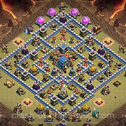 Base plan (layout), Town Hall Level 12 for clan wars (#2356)