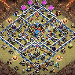 トロフィーコレクションの基本計画タウンホールレベル12, 異形2356