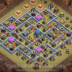 Base plan (layout), Town Hall Level 12 for clan wars (#2400)