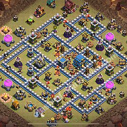 トロフィーコレクションの基本計画タウンホールレベル12, 異形2483