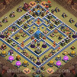 Base plan (layout), Town Hall Level 12 for clan wars (#2645)