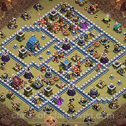 Base plan (layout), Town Hall Level 12 for clan wars (#2735)