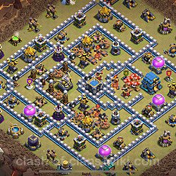 Base plan (layout), Town Hall Level 12 for clan wars (#2820)