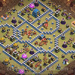 Base plan (layout), Town Hall Level 12 for clan wars (#2823)