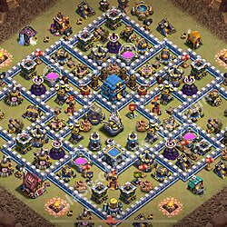 トロフィーコレクションの基本計画タウンホールレベル12, 異形3170