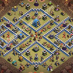 Base plan (layout), Town Hall Level 12 for clan wars (#3414)