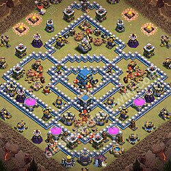 Clash of Clans köy düzeni, Belediye Binası Seviye 12 klan savaşları için (#3442)