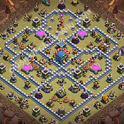Clash of Clans köy düzeni, Belediye Binası Seviye 12 klan savaşları için (#3443)
