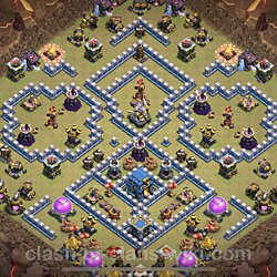 Base plan (layout), Town Hall Level 12 for clan wars (#38)