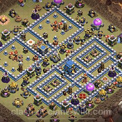Base plan (layout), Town Hall Level 12 for clan wars (#42)
