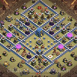 Base plan (layout), Town Hall Level 12 for clan wars (#46)