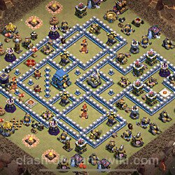 Base plan (layout), Town Hall Level 12 for clan wars (#57)