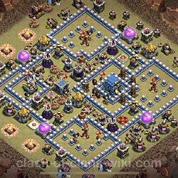 Base plan (layout), Town Hall Level 12 for clan wars (#63)