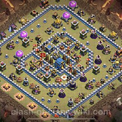 Base plan (layout), Town Hall Level 12 for clan wars (#73)