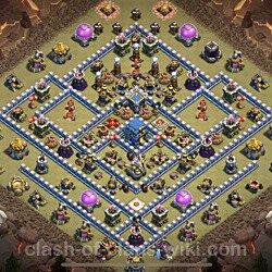 Base plan (layout), Town Hall Level 12 for clan wars (#75)