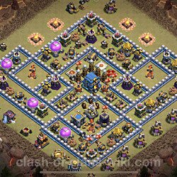 Base plan (layout), Town Hall Level 12 for clan wars (#769)
