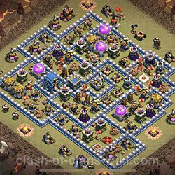 Base plan (layout), Town Hall Level 12 for clan wars (#821)