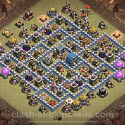 Base plan (layout), Town Hall Level 12 for clan wars (#854)
