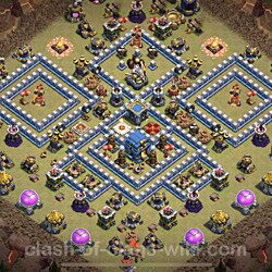 Base plan (layout), Town Hall Level 12 for clan wars (#884)