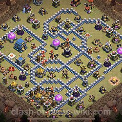 Base plan (layout), Town Hall Level 12 for clan wars (#909)