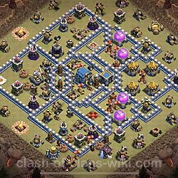 Base plan (layout), Town Hall Level 12 for clan wars (#996)
