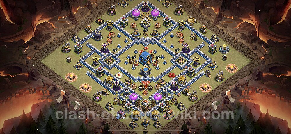 TH12 Max Levels War Base Plan with Link, Anti Everything, Copy Town Hall 12 CWL Design 2023, #1113