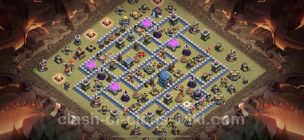 TH12 Max Levels War Base Plan with Link, Anti Everything, Copy Town Hall 12 CWL Design 2023, #1202