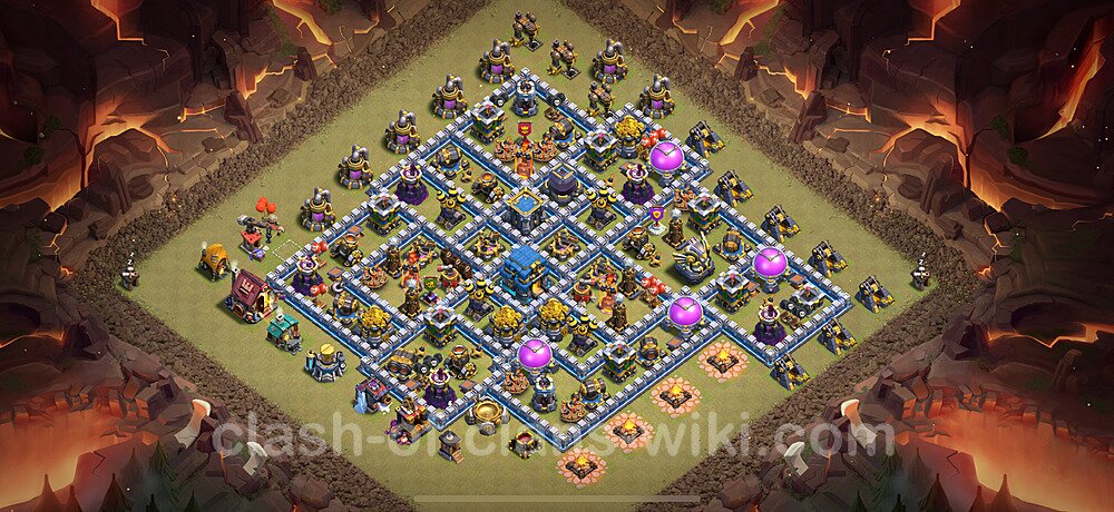 TH12 Max Levels War Base Plan with Link, Hybrid, Copy Town Hall 12 CWL Design 2025, #2369