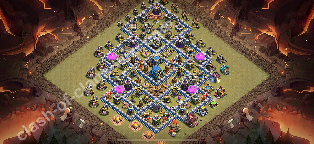 Top Anti 2 Etoiles Base de Guerre HDV 12 + Lien (Link), Anti tout 2026 gdc - Hôtel de Ville 12 Base Copier, #2437