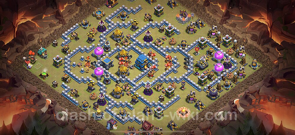 TH12 War Base Plan with Link, Anti Everything, Copy Town Hall 12 CWL Design 2025, #2829