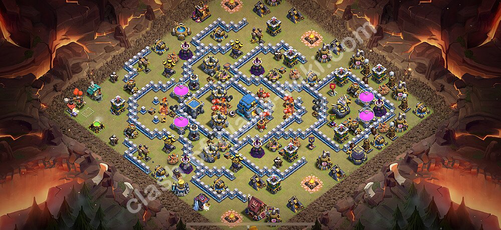 トロフィーコレクションの基本計画タウンホールレベル12, 異形2829