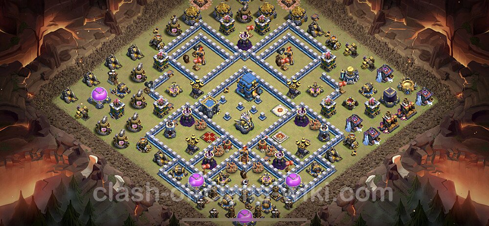 TH12 Max Levels War Base Plan with Link, Anti Everything, Copy Town Hall 12 CWL Design, #50