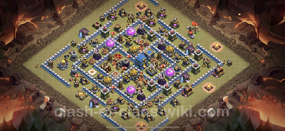 TH12 War Base Plan with Link, Legend League, Anti Everything, Copy Town Hall 12 CWL Design, #64