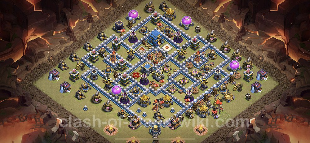 TH12 Max Levels War Base Plan with Link, Anti Everything, Copy Town Hall 12 CWL Design, #9