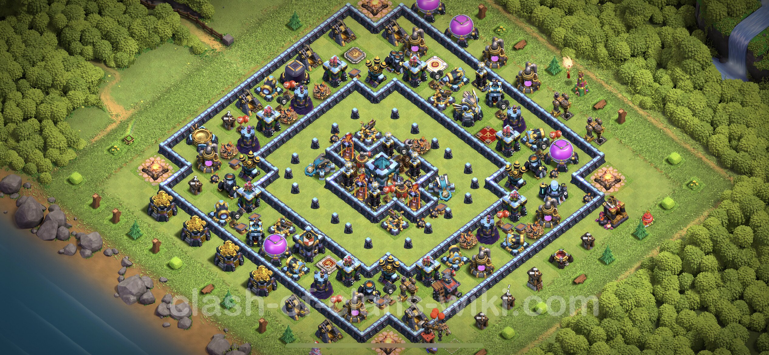Clash Of Clans Rathaus 13 Base