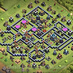 Base plan (layout), Town Hall Level 13 for trophies (defense) (#1122)