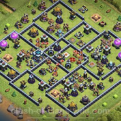 Base plan (layout), Town Hall Level 13 for trophies (defense) (#1308)