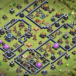Base plan (layout), Town Hall Level 13 for trophies (defense) (#1311)