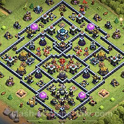Base plan (layout), Town Hall Level 13 for trophies (defense) (#1341)