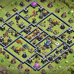 Base plan (layout), Town Hall Level 13 for trophies (defense) (#1345)