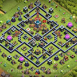 Base plan (layout), Town Hall Level 13 for trophies (defense) (#1371)