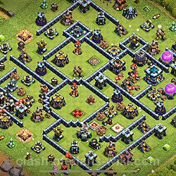 Base plan (layout), Town Hall Level 13 for trophies (defense) (#1408)