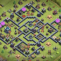 Base plan (layout), Town Hall Level 13 for trophies (defense) (#1422)