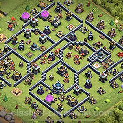 Base plan (layout), Town Hall Level 13 for trophies (defense) (#1449)