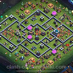 Base plan (layout), Town Hall Level 13 for trophies (defense) (#1595)