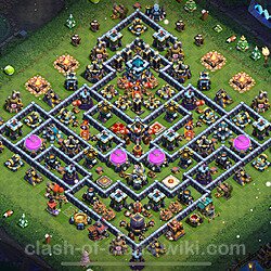Base plan (layout), Town Hall Level 13 for trophies (defense) (#1642)