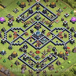Base plan (layout), Town Hall Level 13 for trophies (defense) (#23)