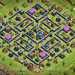 Base plan (layout), Town Hall Level 13 for trophies (defense) (#2757)